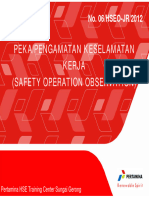 PEKA (Safety Operation Observation) - OJR