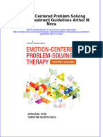 (Download PDF) Emotion Centered Problem Solving Therapy Treatment Guidelines Arthur M Nezu Online Ebook All Chapter PDF
