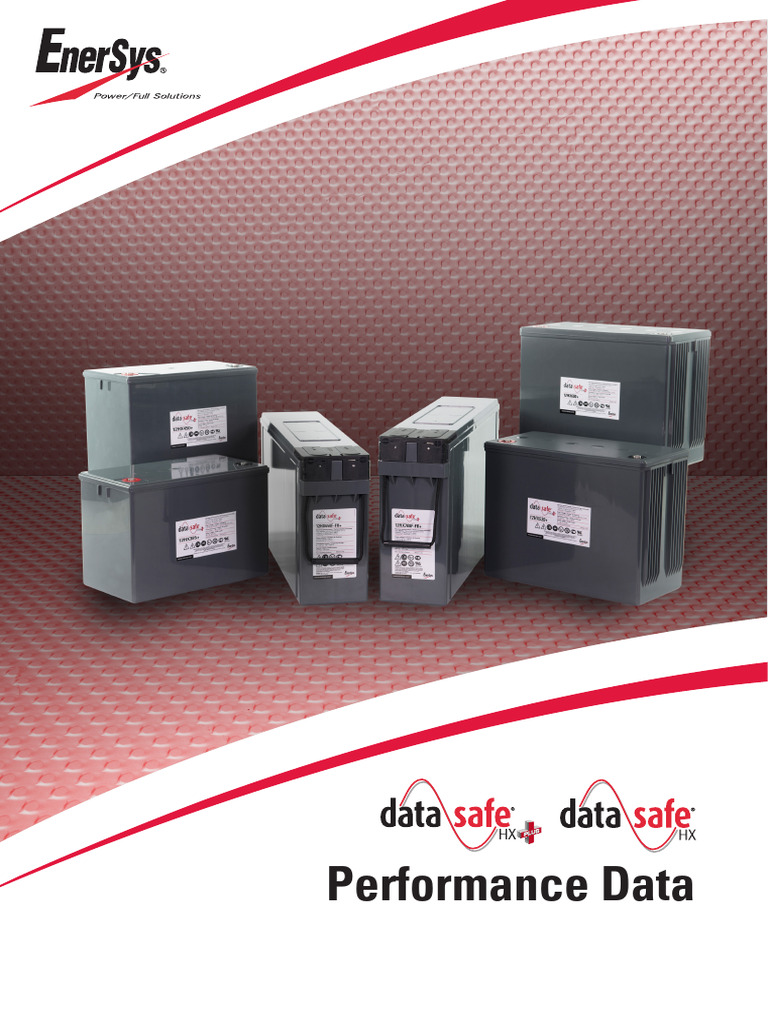 Performances des Batteries DataSafe HX | PDF