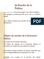 1-El Objeto de Estudio de La Economía Política