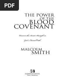 The Power of The Blood Covenant