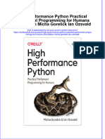 [Download pdf] High Performance Python Practical Performant Programming For Humans 2Nd Edition Micha Gorelick Ian Ozsvald online ebook all chapter pdf 