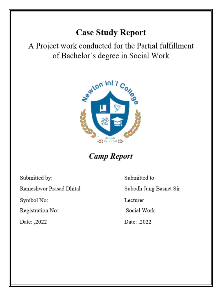 Social Work Case Study Report | PDF | Nepal | Family