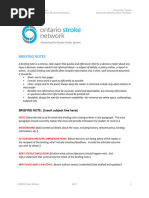 Ministerial Briefing Template | PDF | Science & Mathematics