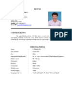 Prasath Resume