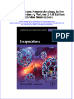 [Download pdf] Encapsulations Nanotechnology In The Agri Food Industry Volume 2 1St Edition Alexandru Grumezescu online ebook all chapter pdf 