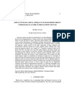 Impact of Bank Capital Adequacy On Bank Profitability Under Basel Ii Accord: Evidence From Vietnam