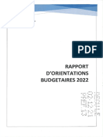 Rapport Orientations Budgetaires 2022 Aubagne