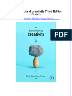 [Download pdf] Encyclopedia Of Creativity Third Edition Runco online ebook all chapter pdf 