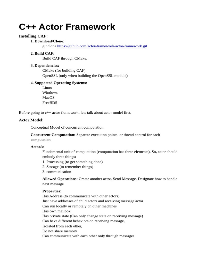 CAF Presentation Document | PDF | Computer Network | Pointer (Computer ...