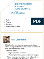 Chapter 11 Metal Working 1 Bulk Metal