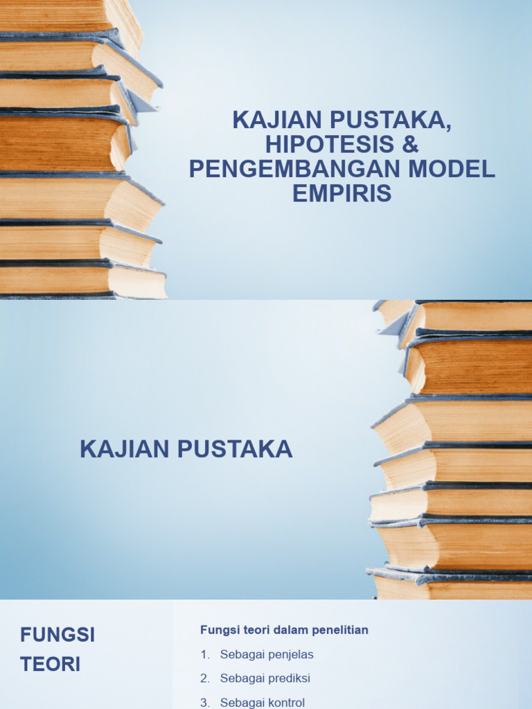 Hipotesis & Model Empiris Penelitian | PDF | Karier & Perkembangan