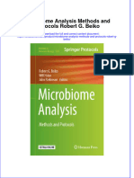 (Download PDF) Microbiome Analysis Methods and Protocols Robert G Beiko Online Ebook All Chapter PDF