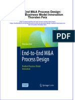 [Download pdf] End To End Ma Process Design Resilient Business Model Innovation Thorsten Feix online ebook all chapter pdf 