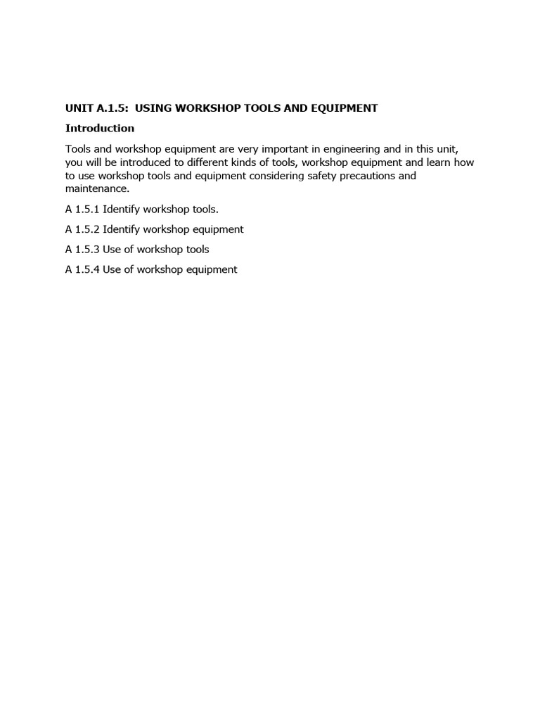 Workshop Processes | PDF | Drill | Drilling
