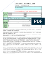 영문 임대차 계약서 양식(Real Estate Lease Agreement Form, SAMPLE)