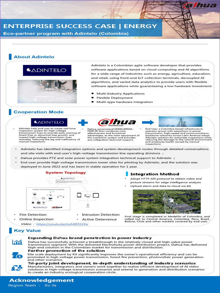 Adintelo Online Inspection of High Voltage Power Transmission Line in Colombia 20231020 PDF