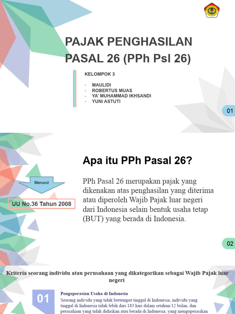 Panduan Lengkap PPh Pasal 26 | PDF
