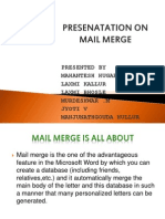 Ion On Mail Merge