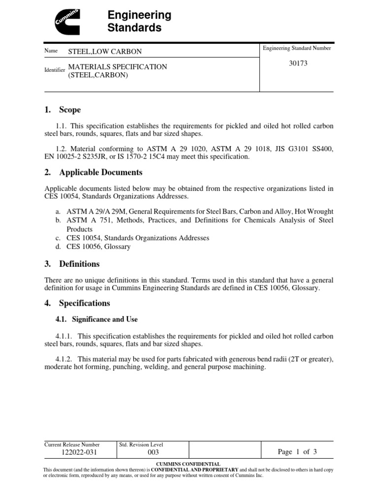 30173-Rev 003 | PDF | Steel | Carbon