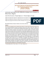 Herbicides perception and utilization among cassava farmers in Delta State, Nigeria