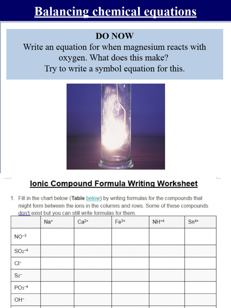Balancing Chemical Equations Guide | PDF | Chemical Reactions | Chemistry