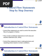 Control Flow Statements