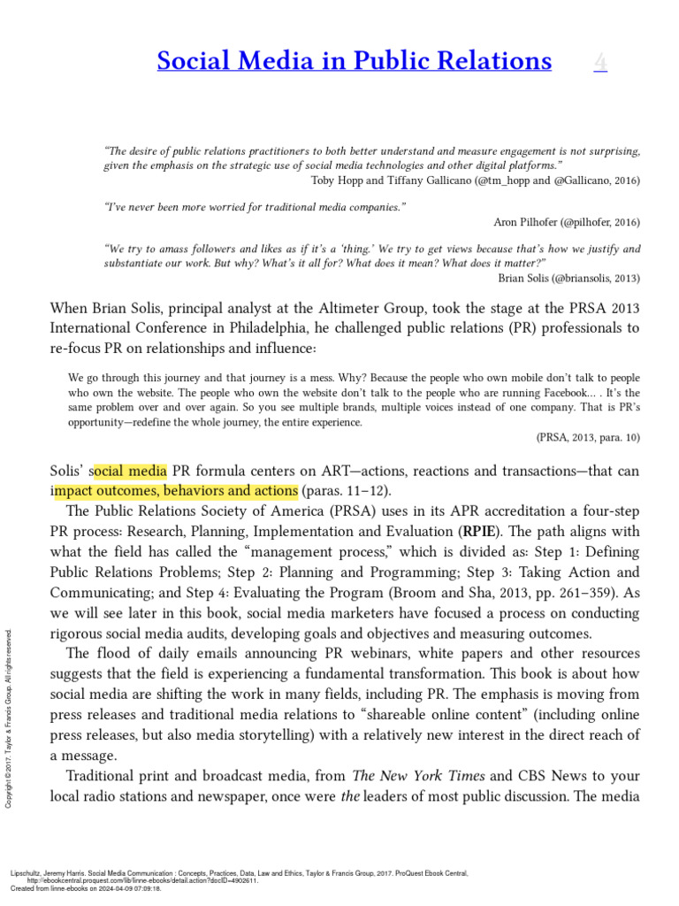 Social - Media - Communication Chap 4 | PDF | Social Media | Popular ...