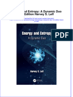 [Download pdf] Energy And Entropy A Dynamic Duo 1St Edition Harvey S Leff online ebook all chapter pdf 