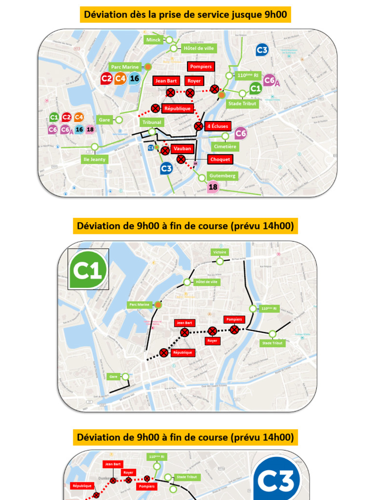 Déviations de circulation jusqu'à 14h00 | PDF
