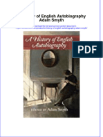 (Download PDF) A History of English Autobiography Adam Smyth Online Ebook All Chapter PDF