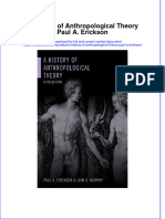 (Download PDF) A History of Anthropological Theory Paul A Erickson Online Ebook All Chapter PDF
