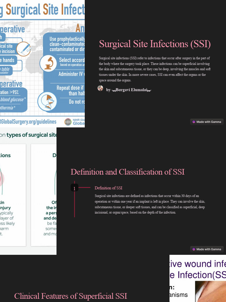 Surgical Site Infections SSI | PDF | Infection | Pathogen