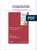 [Download pdf] Milestones In European Housing Finance 1St Edition Jens Lunde online ebook all chapter pdf 