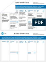 HP LIFE - Business Website Canvas
