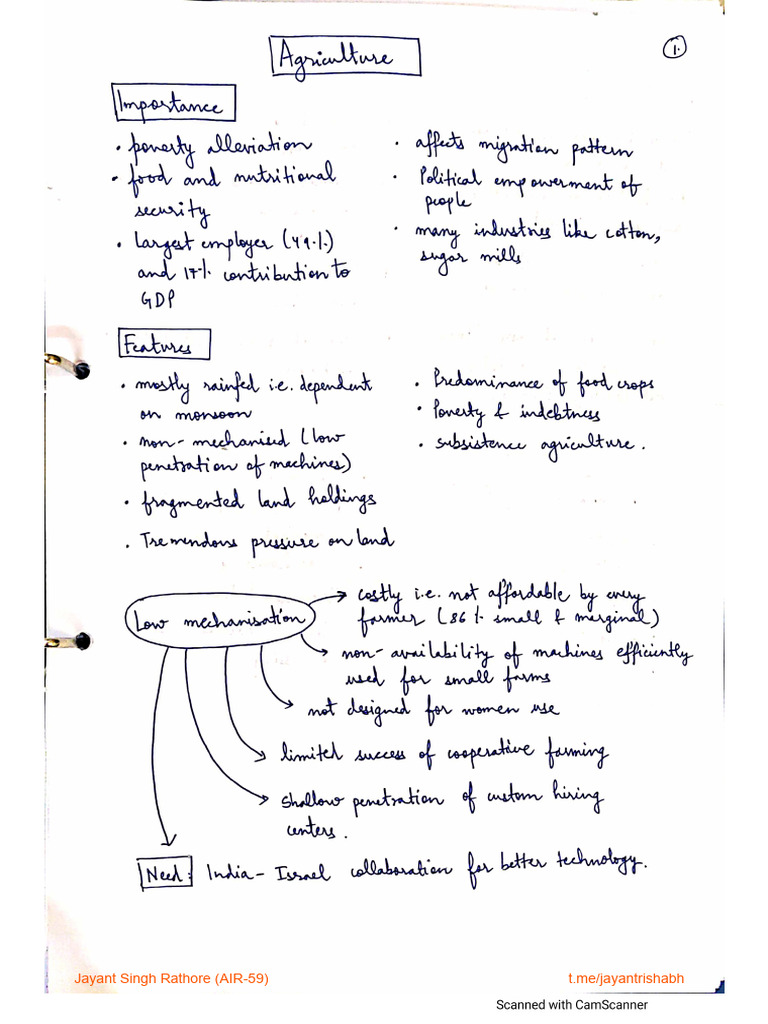 Agriculture Pdf