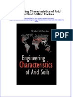 (Download PDF) Engineering Characteristics of Arid Soils First Edition Fookes Online Ebook All Chapter PDF
