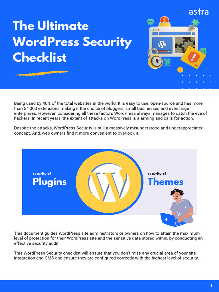 WordPress Security Audit Guide | PDF | Word Press | File Transfer Protocol