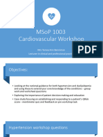 MSoP 1003 CVD WORKSHOP Hypertension Worksheet Answers PP 2023