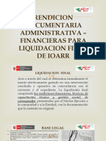 Documentos Liquidacion IOARR