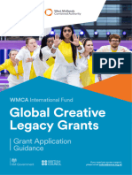 Wmca International Fund Creative Legacy Grants Guidance