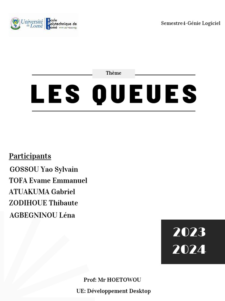 Méthodes de gestion des queues en Java | PDF | Programmation ...