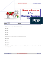 T4-Máquinas y Mecanismos (Ejercicios)