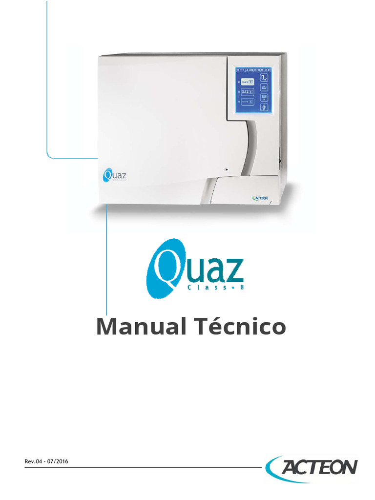 Manual Técnico QUAZ Class B Rev.04 | PDF | Par termoeléctrico | Bomba