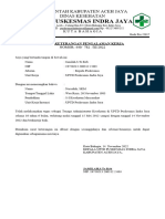 Surat Keterangan Pengalaman Kerja Adetya