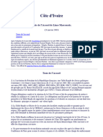 Côte D'ivoire, Accords de Marcoussis, 2003, Digithèque MJP