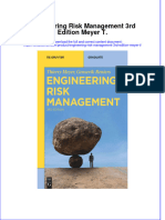 (Download PDF) Engineering Risk Management 3Rd Edition Meyer T Online Ebook All Chapter PDF