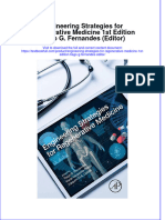 (Download PDF) Engineering Strategies For Regenerative Medicine 1St Edition Tiago G Fernandes Editor Online Ebook All Chapter PDF