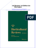(Download PDF) Horticultural Reviews 1St Edition Ian Warrington Online Ebook All Chapter PDF