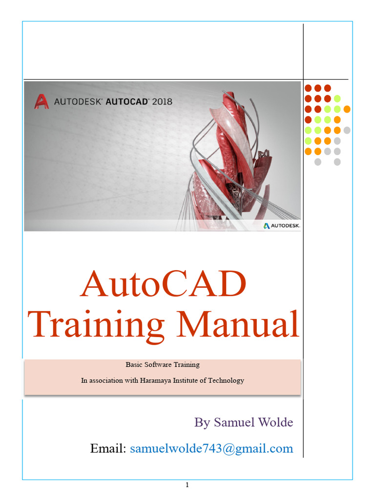 Lecture 2&3 - Autocad Manual + Assignment | PDF | Icon (Computing